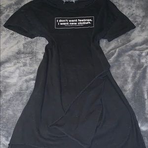 Graphic tshirt with slit on sides